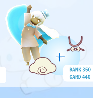 Set Áo Cafe + Nơ Cổ Cinnamoroll (Cafe Attire & Bow Tie)